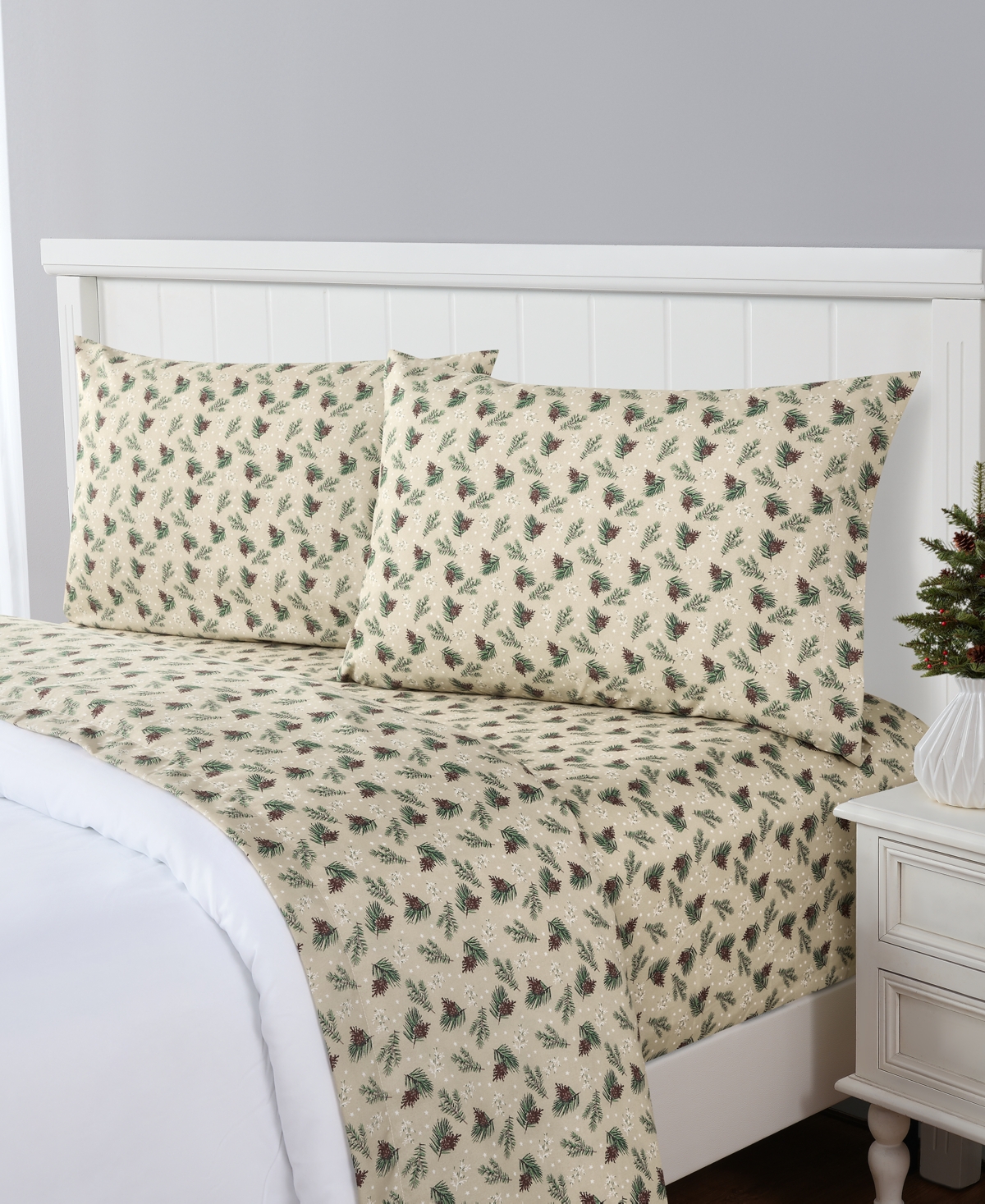 Sanders Holiday Printed Microfiber 4-pc. Sheet Set, Full In Multi