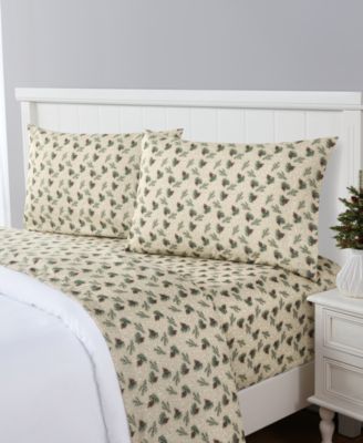 Holiday Printed Microfiber 4-Pc. Sheet Set, Queen