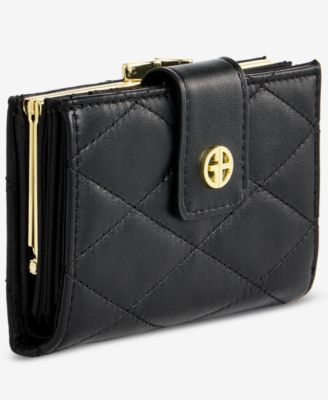 Quilted Framed Indexer Wallet, Macy's Exclusive