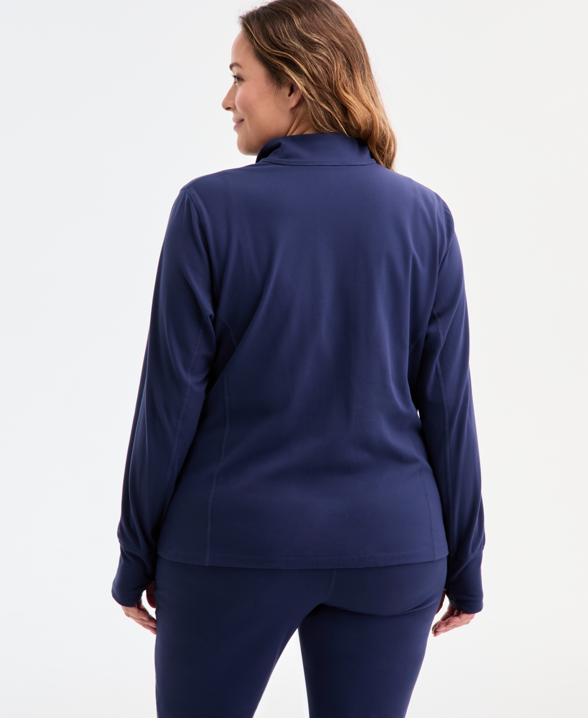 Id Ideology Women's Studio Full-zip Jacket, Exclusively At Macy's In Blue