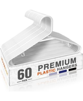 Durable Plastic Hangers Light-Weight with Hooks