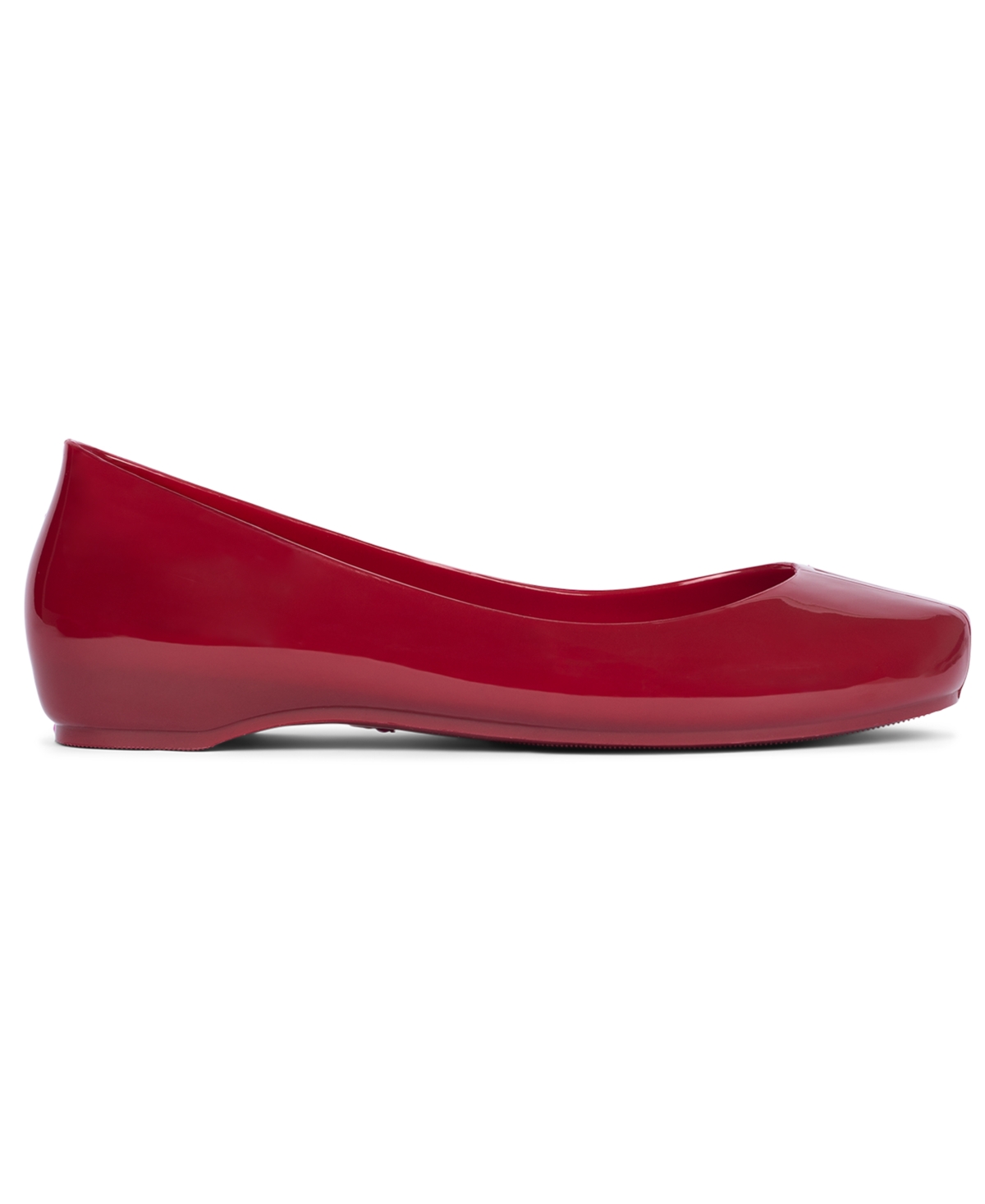 Jeffrey Campbell Women's Fixed Split-toe Jelly Flats In Red