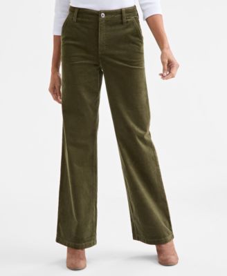 Women's Corduroy Wide-Leg Pants, Macy's Exclusive