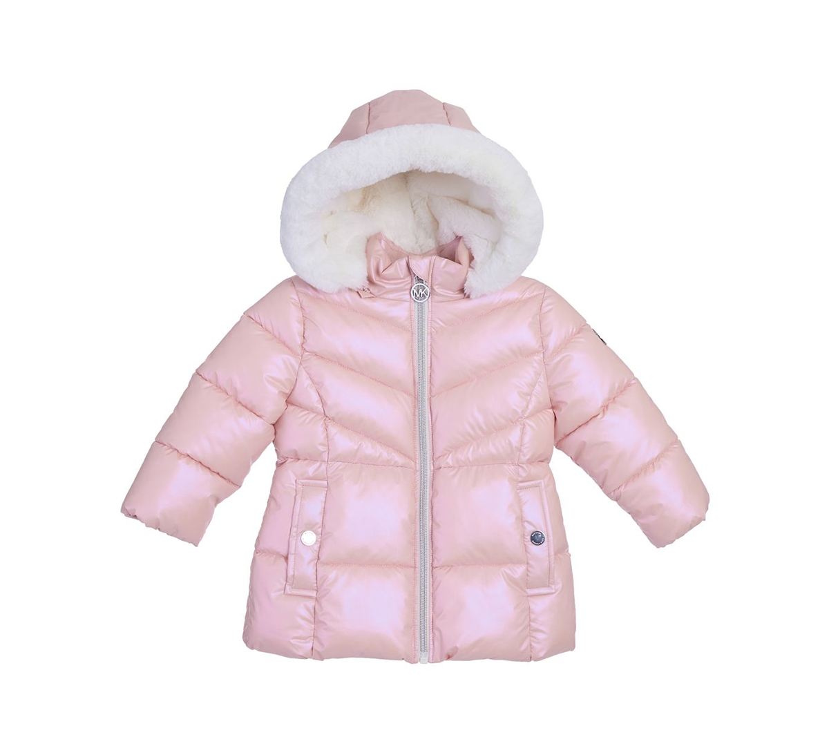 Michael Kors Baby Girls Stadium Novelty Jacket In Pink