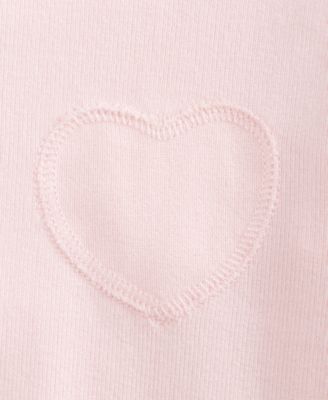 Baby Girls Soft and Cozy Heart Sweatshirt, Macy's Exclusive