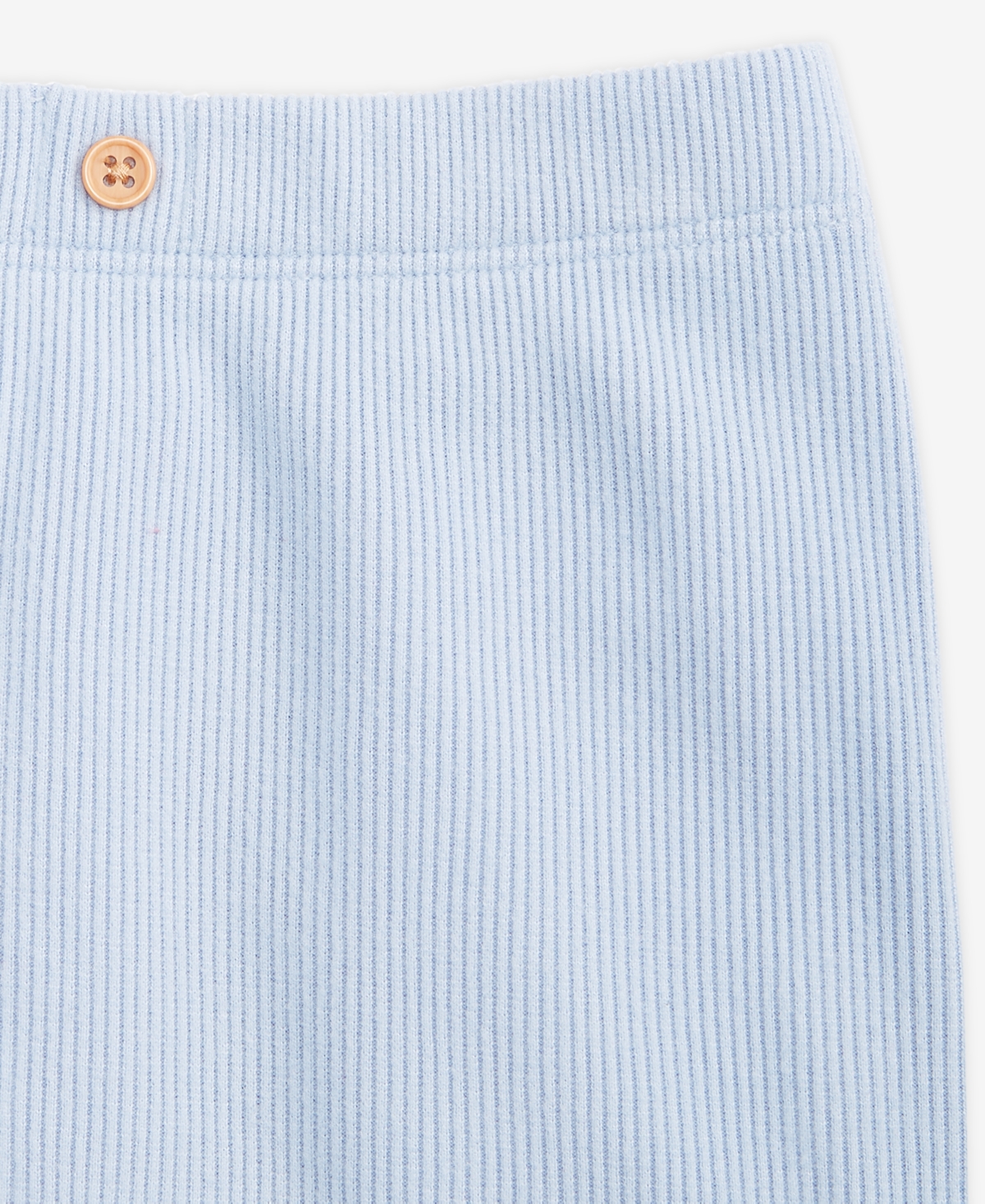 First Impressions Baby Brushed Rib Pants, Macy's Exclusive In Blue