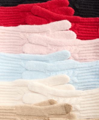 Women's Cable Knit Gloves, Macy's Exclusive 