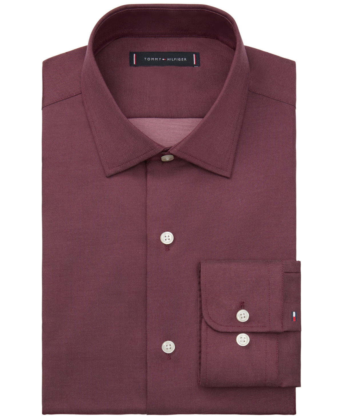 Tommy Hilfiger Slim Fit Thflex Dress Shirt In Pink