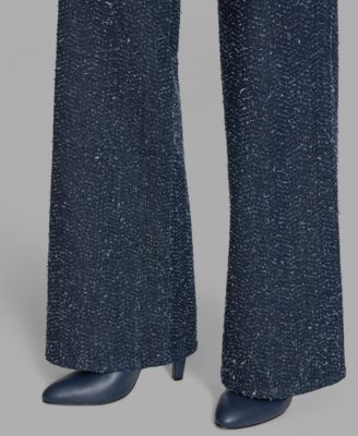 Women's Textured Wide-Leg Jeans