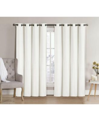 2 Pack: Hotel Thermal Grommet 100% Blackout Curtains, 52 in. W x 95 in. L