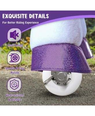 Ride-on Unicorn Purple Model E Size 4 for 4-7 Years