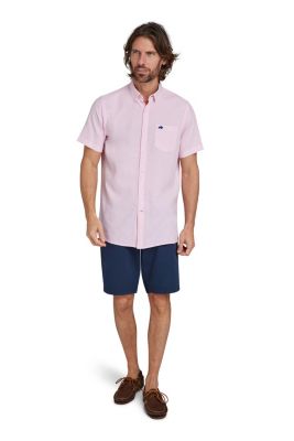 Big & Tall Short Sleeve Linen Shirt