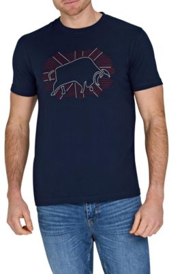 Big  Outburst Union Jack Bull T-Shirt