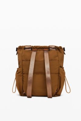 Women's Multi-position backpack with drawstrings