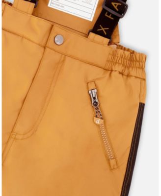 Boy Two-Piece Play Snowsuit Navy and Brown - Child