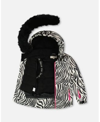 Girl Two-Piece Play Snowsuit Fuchsia - Child