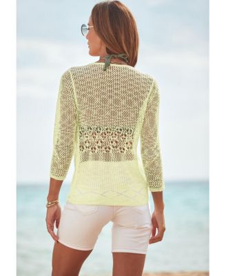 Women's Open Work Cardigan