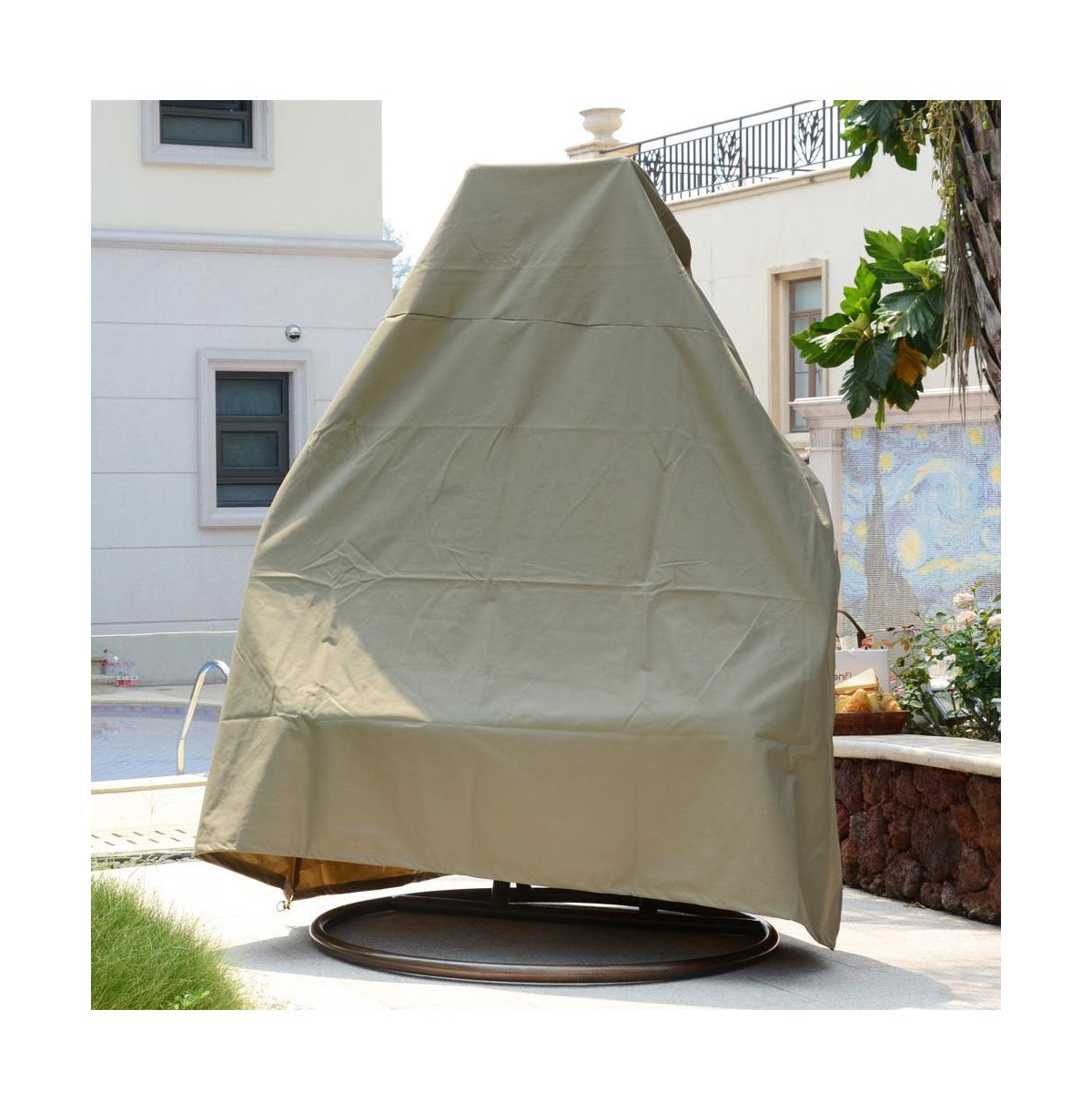 LeisureMod Hanging Double Hanging Egg Swing Chair Cover
