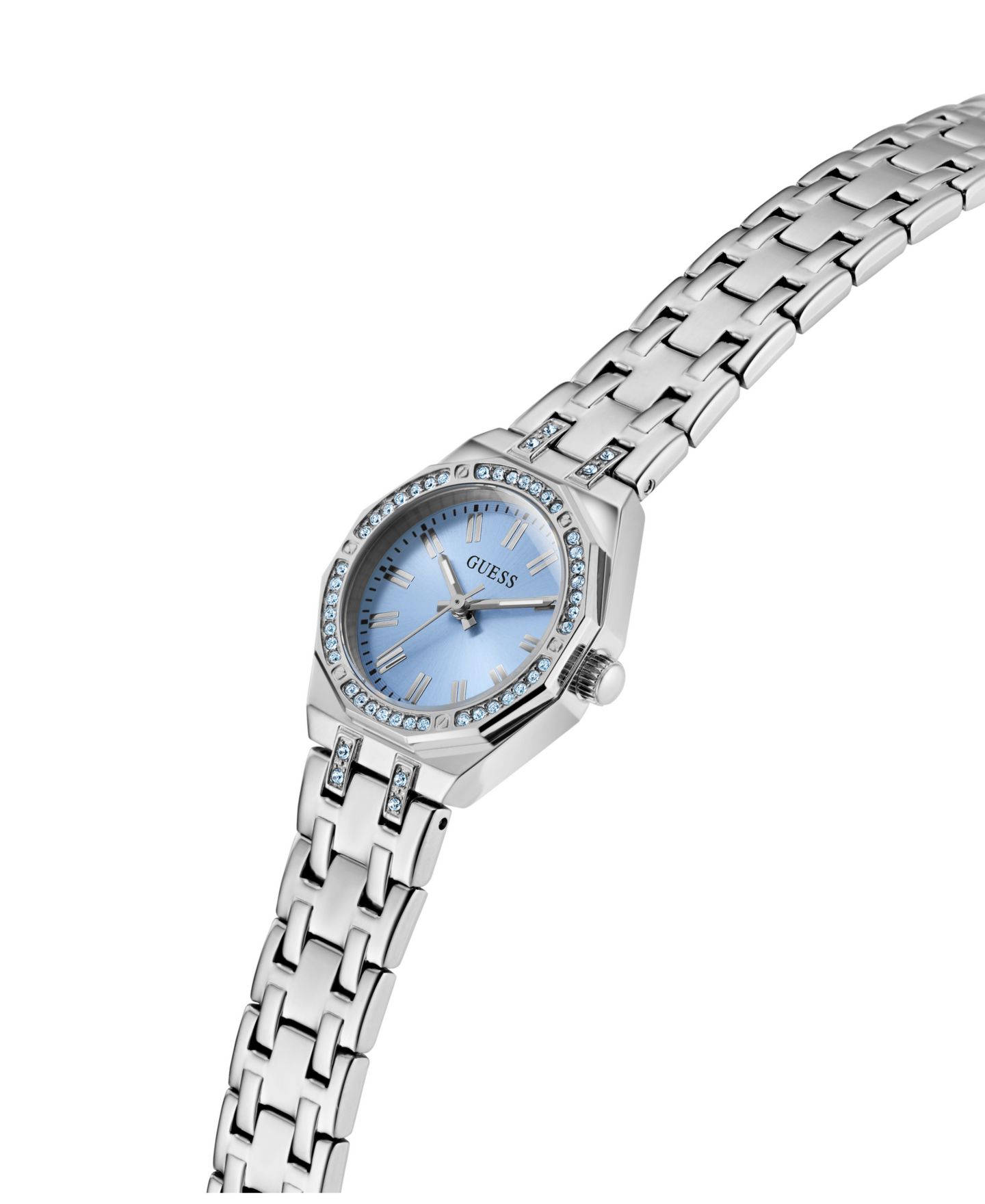 Женские часы GUESS Silver Tone Analog Watch, 25mm — фото 4