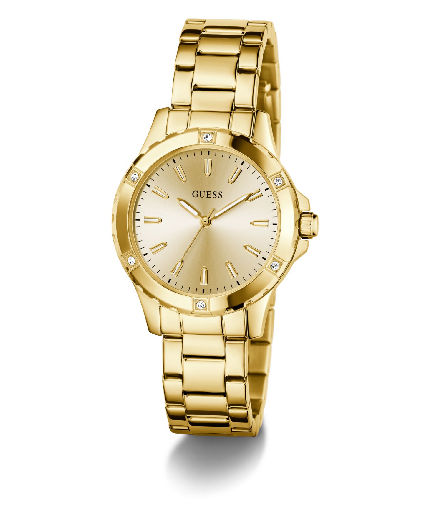 Женские часы GUESS Gold Tone Analog Watch, 35mm — фото 4