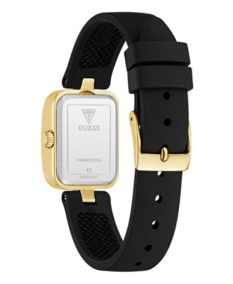 Women's Black Gold Tone Analog Watch, 22mm