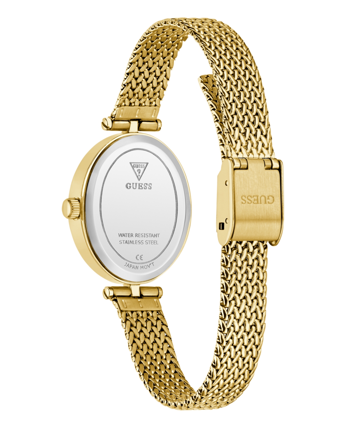 Guess Women's Gold Tone Analog Watch, 24mm In Gold