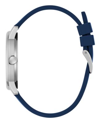 Men's Blue Silver Tone Analog Watch, 40mm