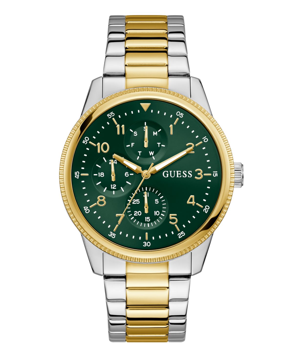 Мужские двухцветные многофункциональные часы, 44 мм