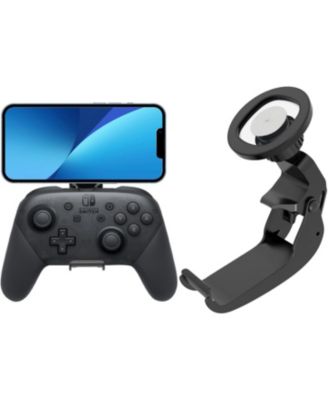 MagSafe Gaming Phone Mount for Switch & Switch Lite Pro Controller – Magnetic Adjustable Phone Holder for iPhone & Android