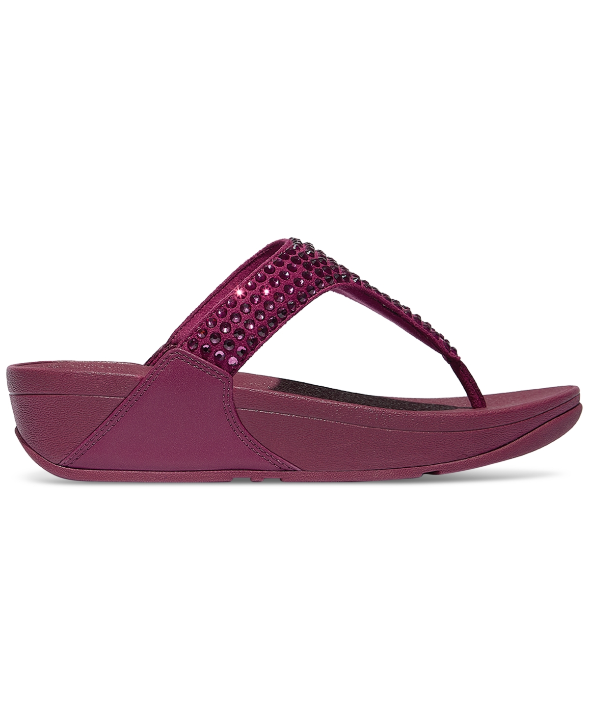 Fitflop Lulu Flip Flop In Burgundy