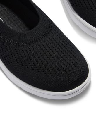 Women's Super-Q Crystal-Trim Knit Ballerina Flats