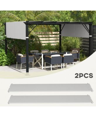 2 PCS Pergola Shade Cover, Pergola Canopy for 10 x 12ft Pergola