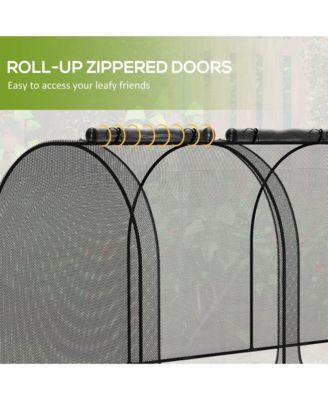 9 x 4ft Crop Cage with Zippe Doors and Storage Bag,