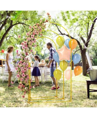 Metal Arch Backdrop Sd Set of 3, 7/6.5/6 ft Wedding Arch Frame