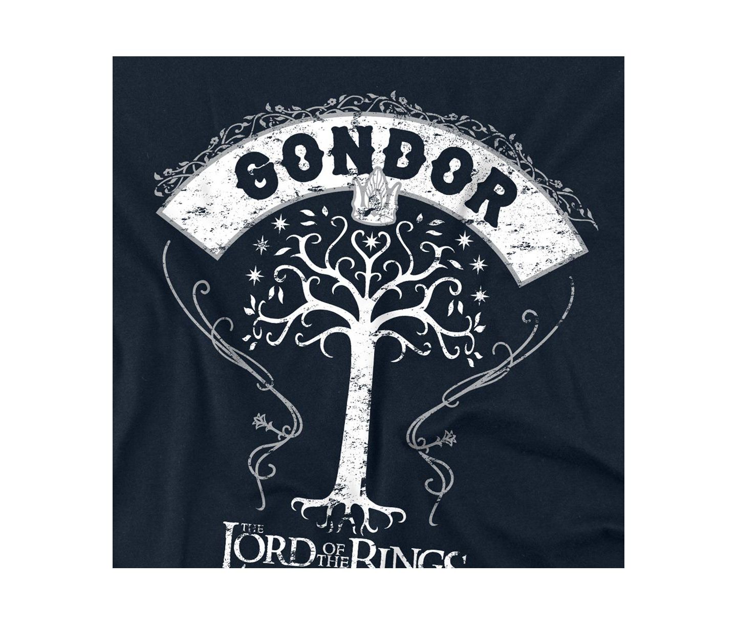 Мужская футболка Lord Of The Rings Big & Tall Tree of Gondor, цвет: Тёмно-синий — фото 2