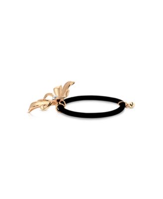Gold Tone Petals Hair Tie