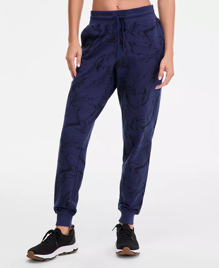 Women's Printed Fleece Jogger Pants - thumbnail 2