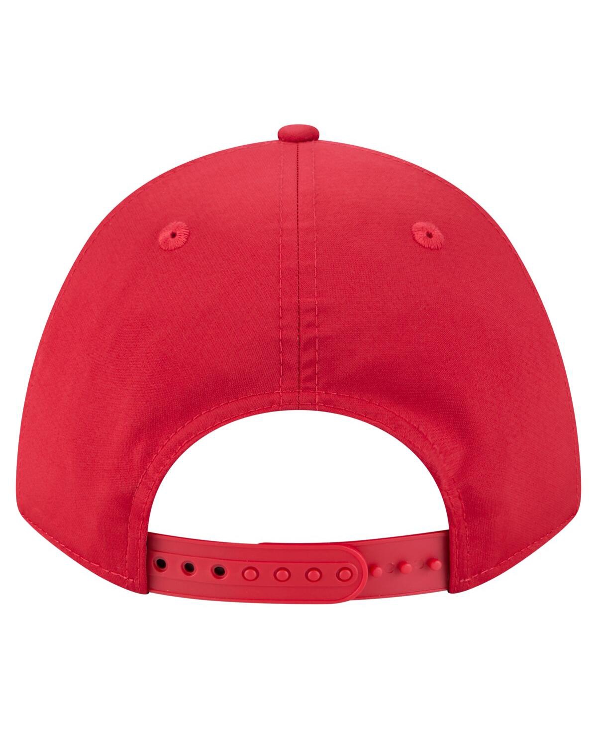 New Era Men's White/scarlet San Francisco 49ers Adventure Gradient 9forty M-crown A-frame Adjustable Hat In Multi