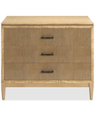 Loft 32" Wood 3-Drawer Bedside Chest