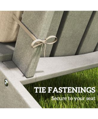 4PCS Adirondack Chair Cushion, Outdoor Chair Cushions,