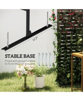 Metal Outdoor Privacy Screen with Sd Outdoor Divider,