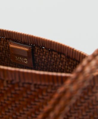 Women's Braided Leather Shoulder Bag