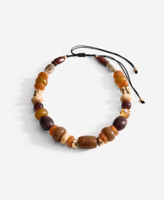 MANGO - Women's Combined Resin Balls Maxi Necklace