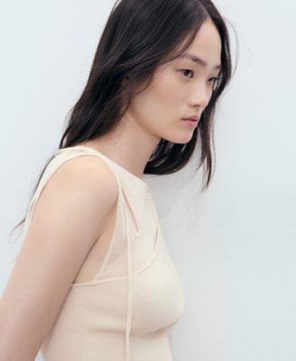 Women's Knitted Cut-Out Top