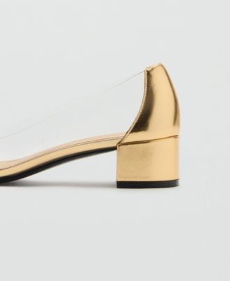 Women's Combined Vinyl Heeled Shoes