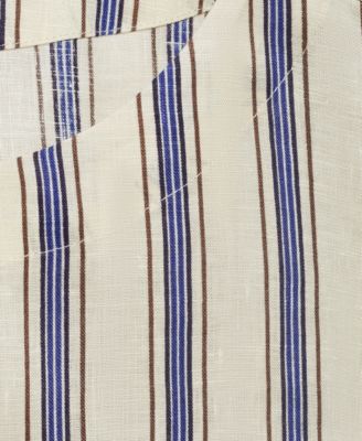 Women's Striped Linen Top
