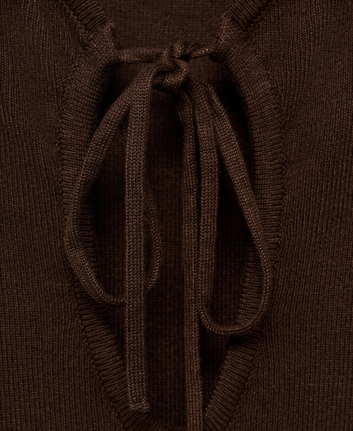 Mango Women's Bow Neckline Knitted Dress