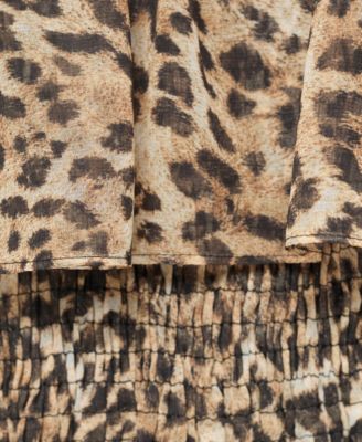 Women's Leopard-Print Maxi-Dress