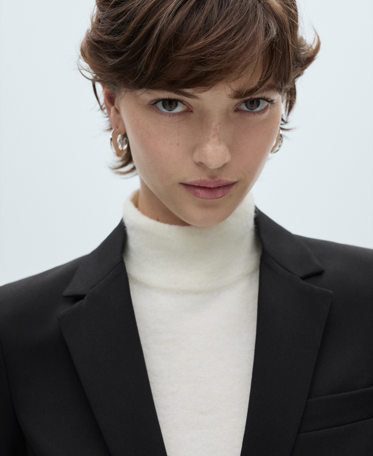 Mango Women's Fitted Suit Jacket In Black