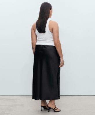Women's Satin Long Skirt